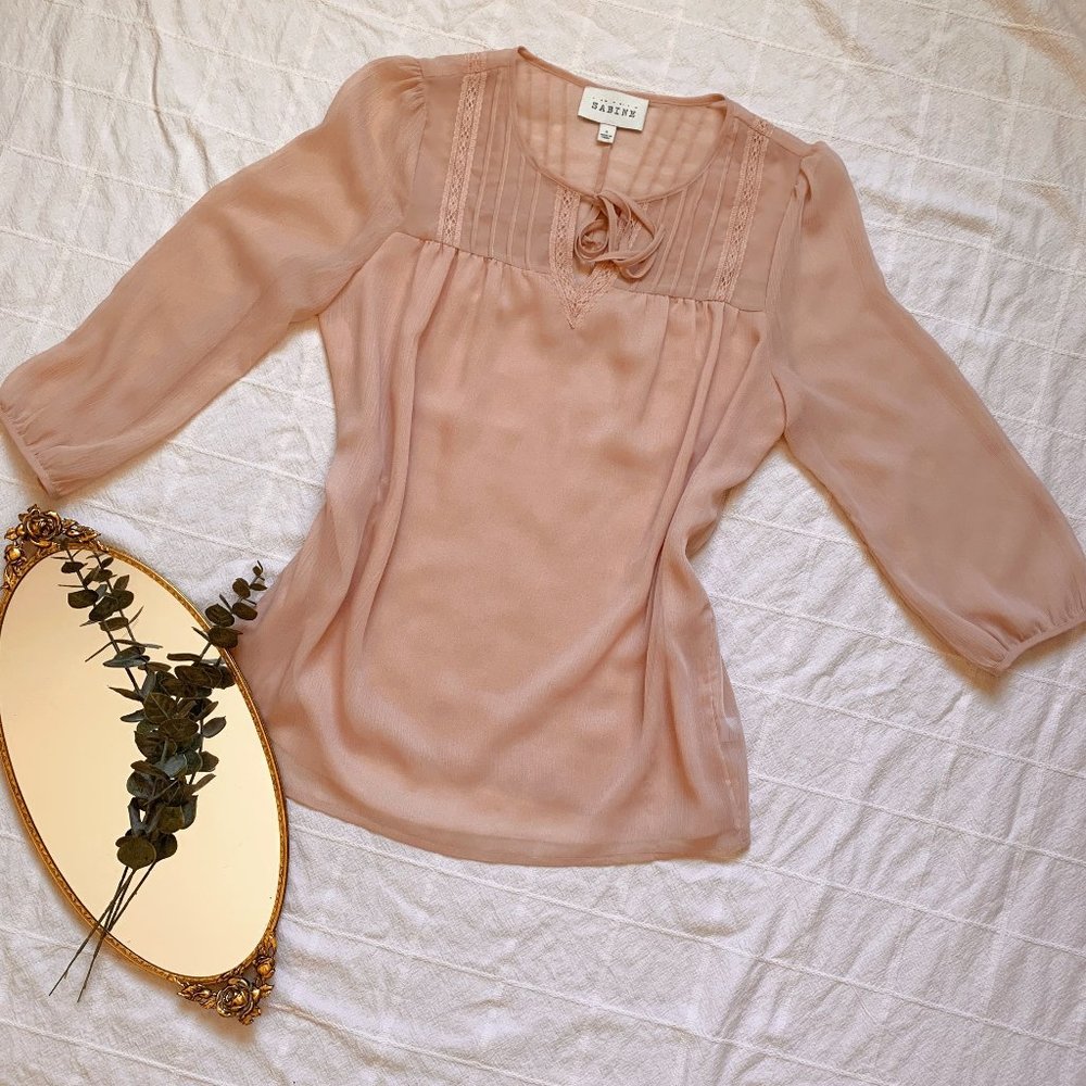 SABINE- Blush Blouse